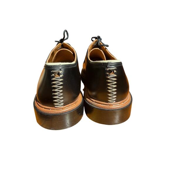 Valentino Garavani Black Leather B0990MY Derby Shoes main image 10